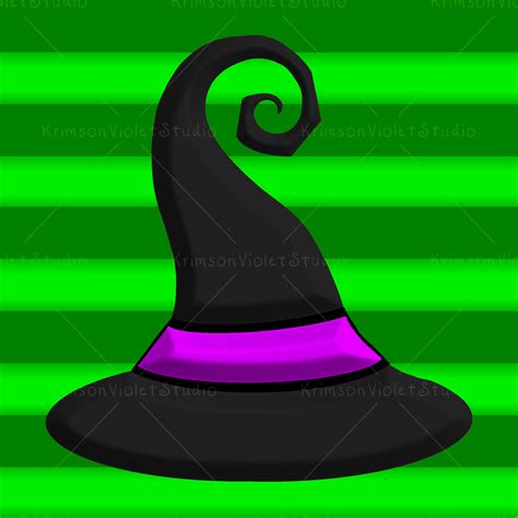 Swirled witch hat